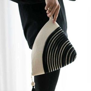 Mia Melange Ikat Clutch